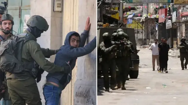 filistin topraklarini gasbeden israilliler bati seriada filistin koylerine baskin duzenledi Q54J8FT4