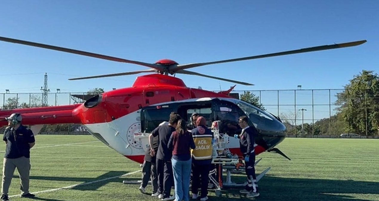 orduda solunum sikintisi ceken yeni dogan bebek helikopterle sevk edildi 96sls1HR