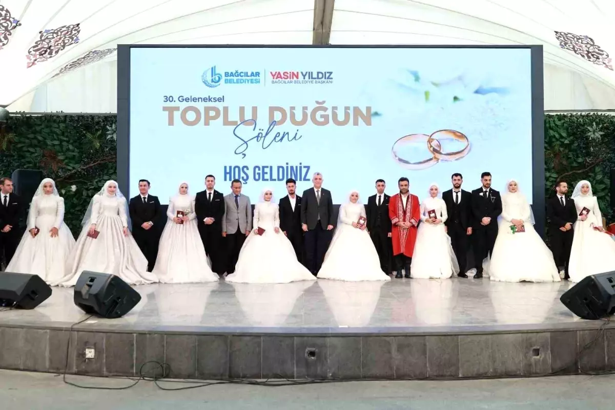 bagcilarda 30 geleneksel toplu dugun soleni duzenlendi 7wxveVjd