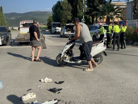 İznik’te Kaza: Motosikletle Çarpışma