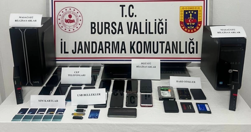 Bursa jandarmasindan milyonluk dolandiricilik operasyonu 7 tutuklama FXJ6ARvQ